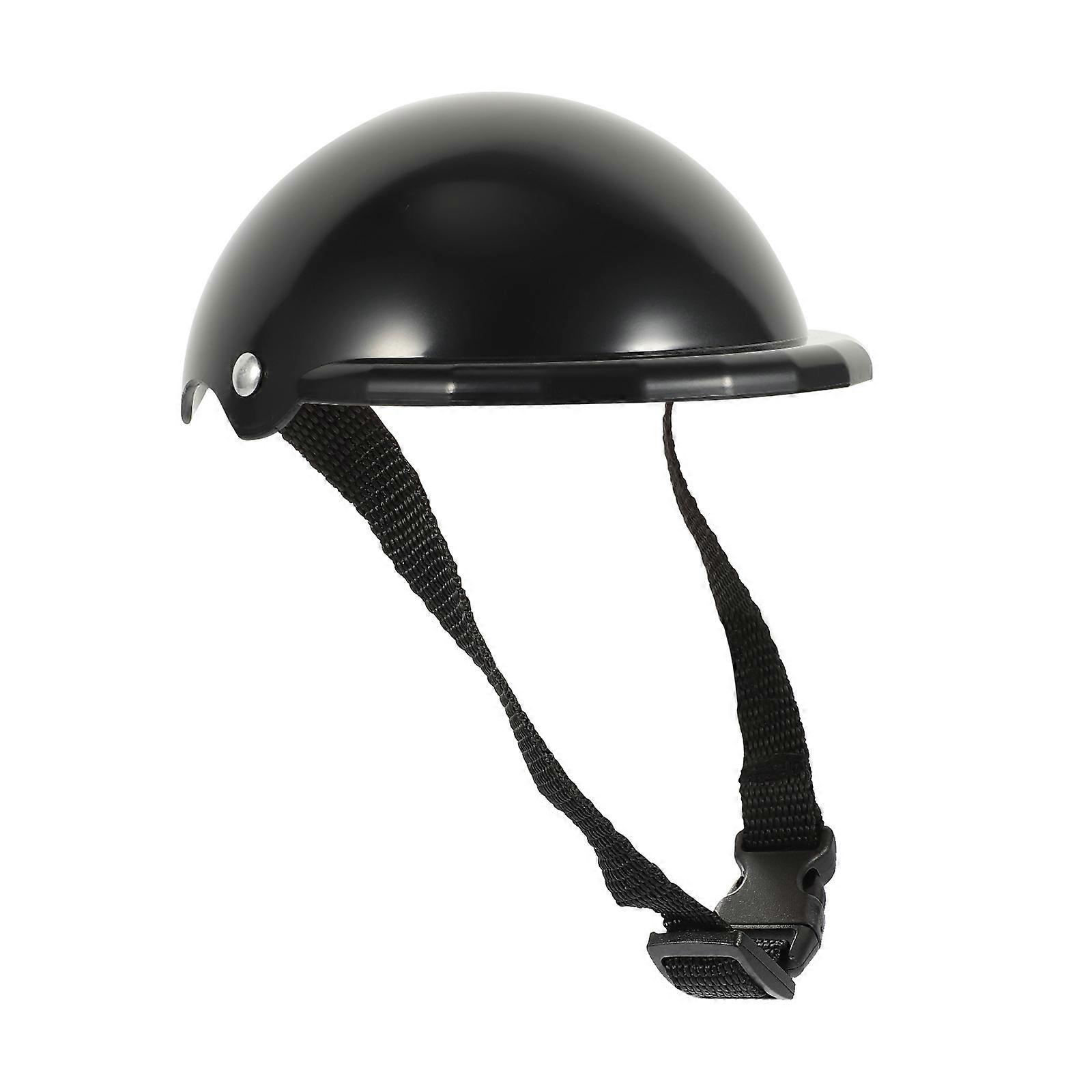 Dog Plastic Pet for Decor 3Pcs Black Safety Hat