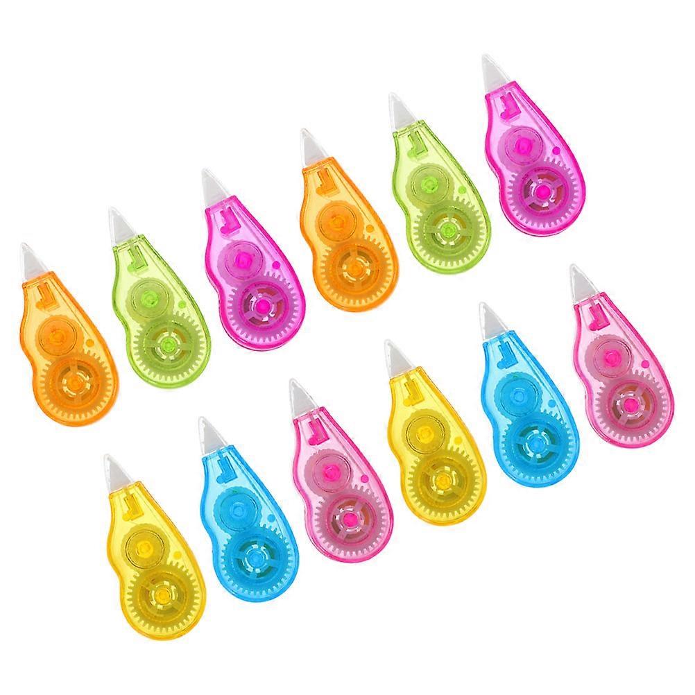 Plastic Student Correction Tape for Easy Use 24Pcs Dispenser