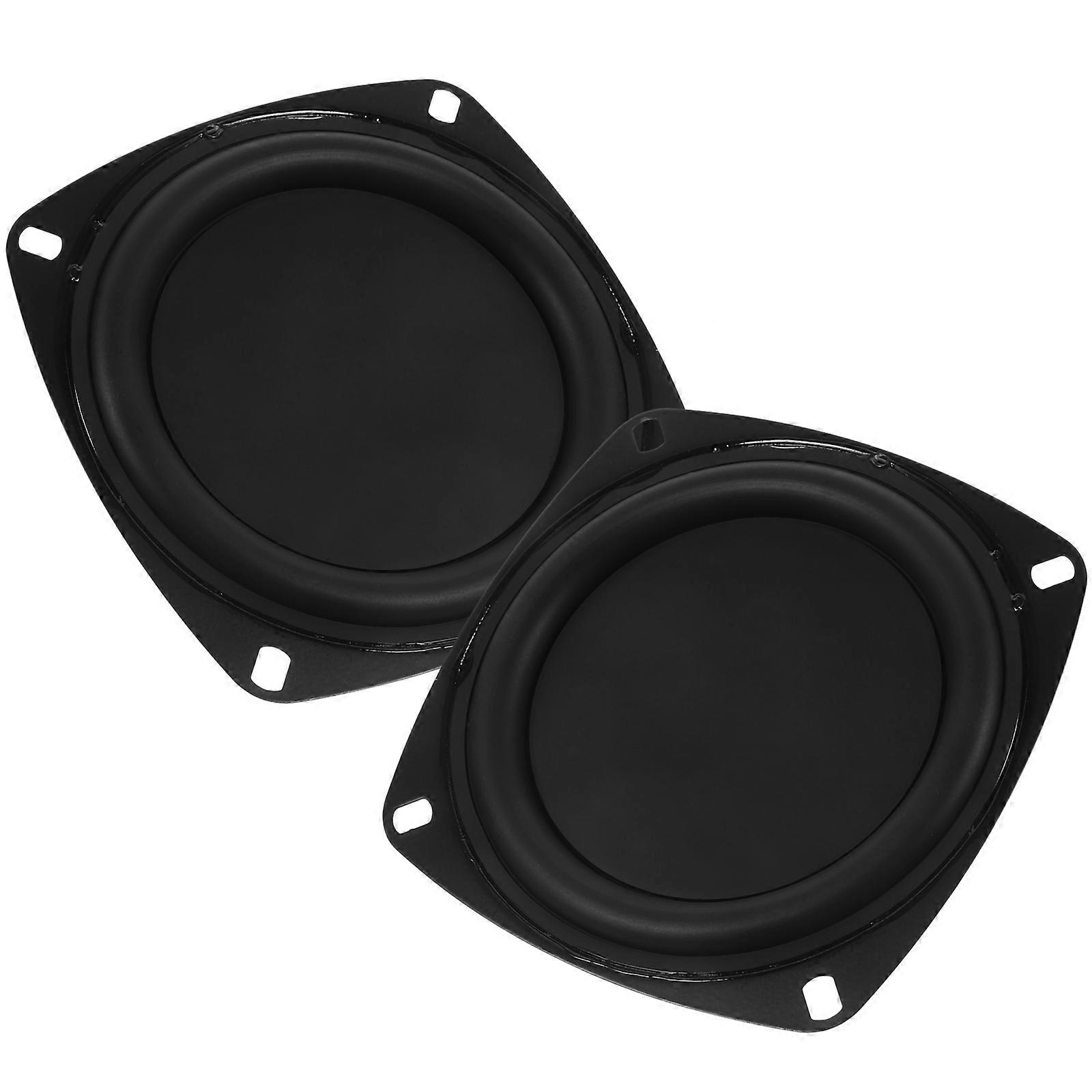 Passive Woofer Vibrating Diaphragm 4 Inch Loudspeaker Upgrade for Home Audio 4Pcs