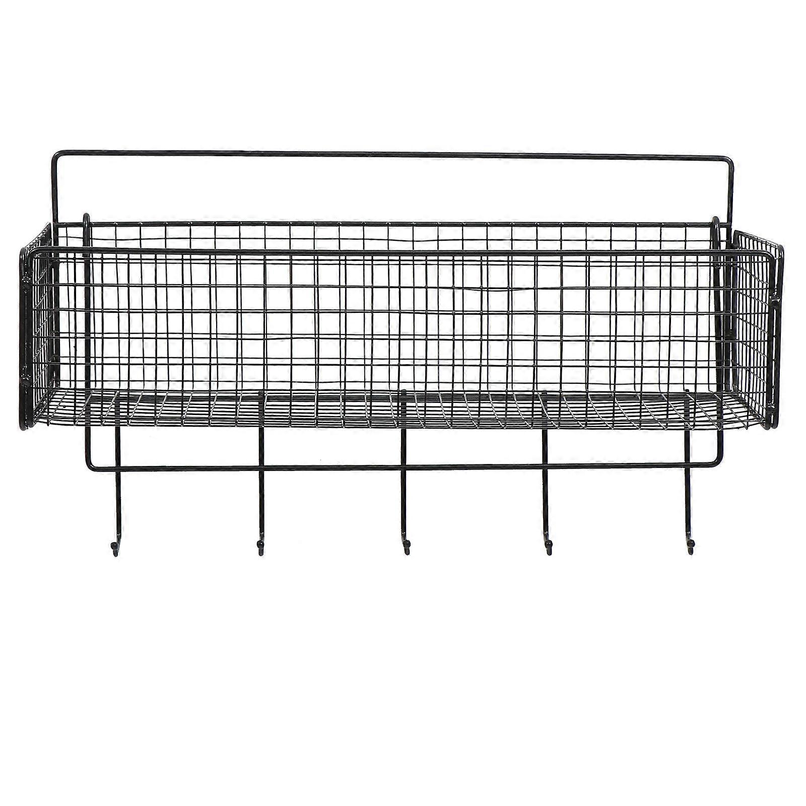Wall Hanging Shelf Multipurpose Storage Rack for Home 1Set