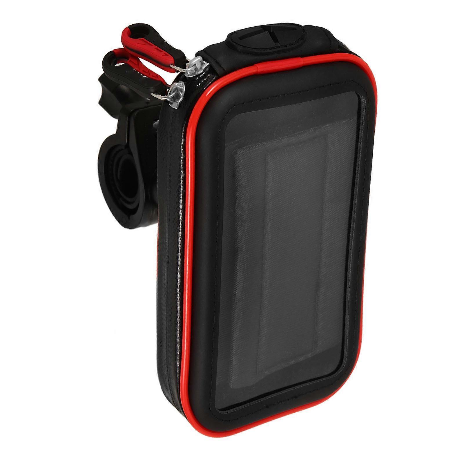 Phone Mount for Motorcycle Handlebar Clamp with Earphone Hole 4Sets