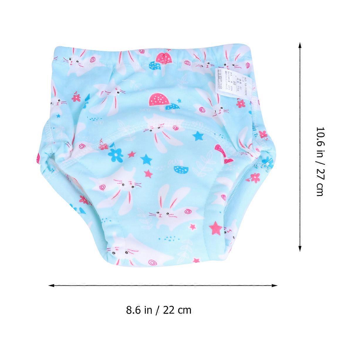 Reusable Nappies Gauze Baby Pee Practice Pants 4Pcs Washable for Infants