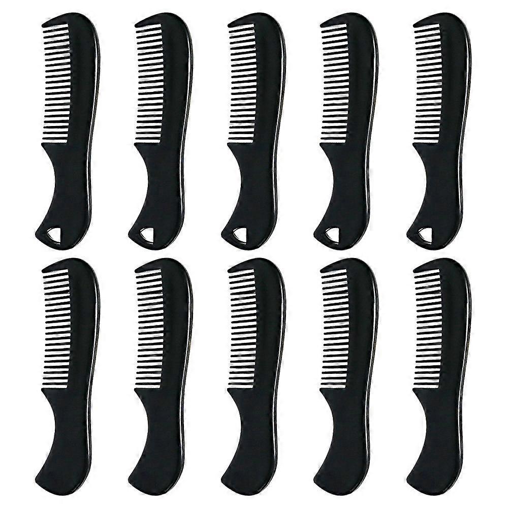 Beard Comb for Men Pocket Sized Mustache Styling Brush 40Pcs Black