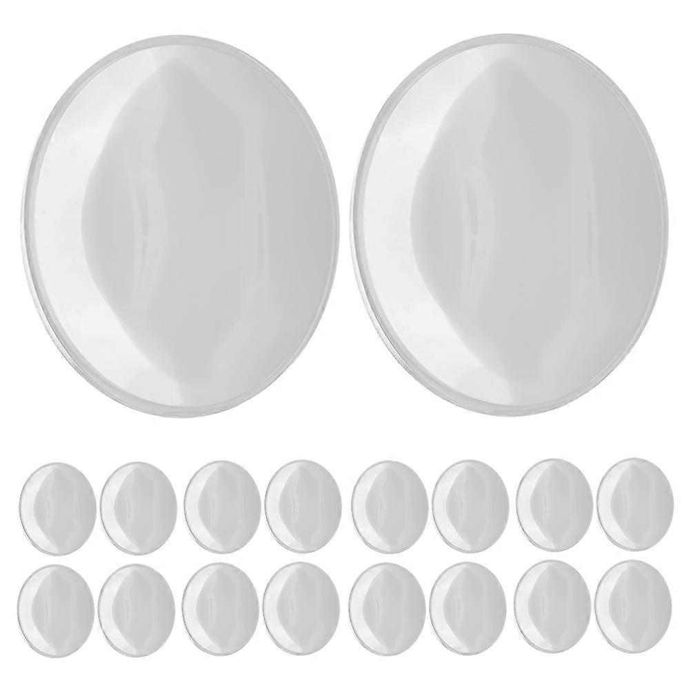 Double Convex Lens Convex Lens for Magnification 36Pcs Acrylic Optical Glass