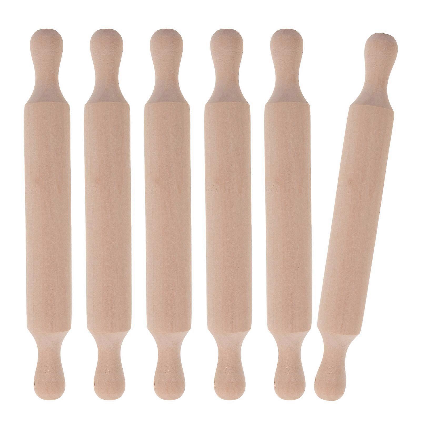 Children Toys Baking Rolling Poles DIY Cognitive Development Hand-Eye Coordination 6Pcs