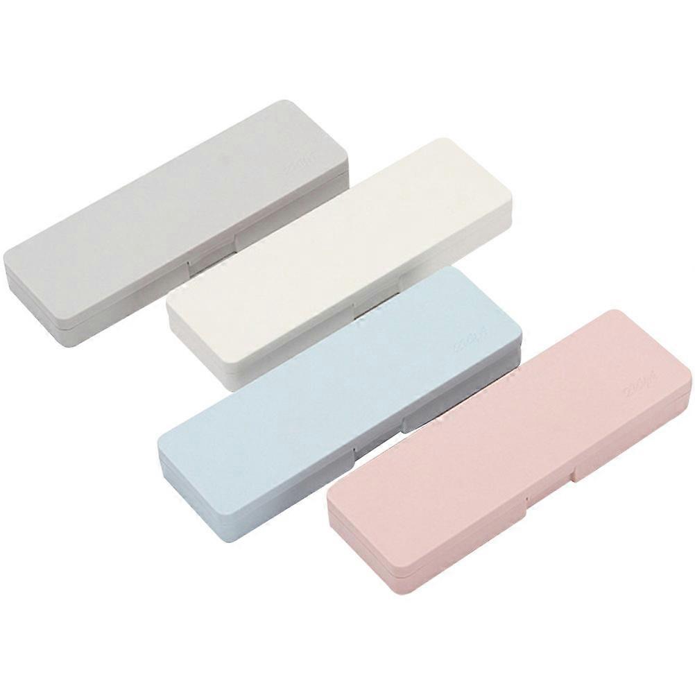 Pencil Storage Boxes for Daily Use 20Pcs Plastic Portable Pencil Cases