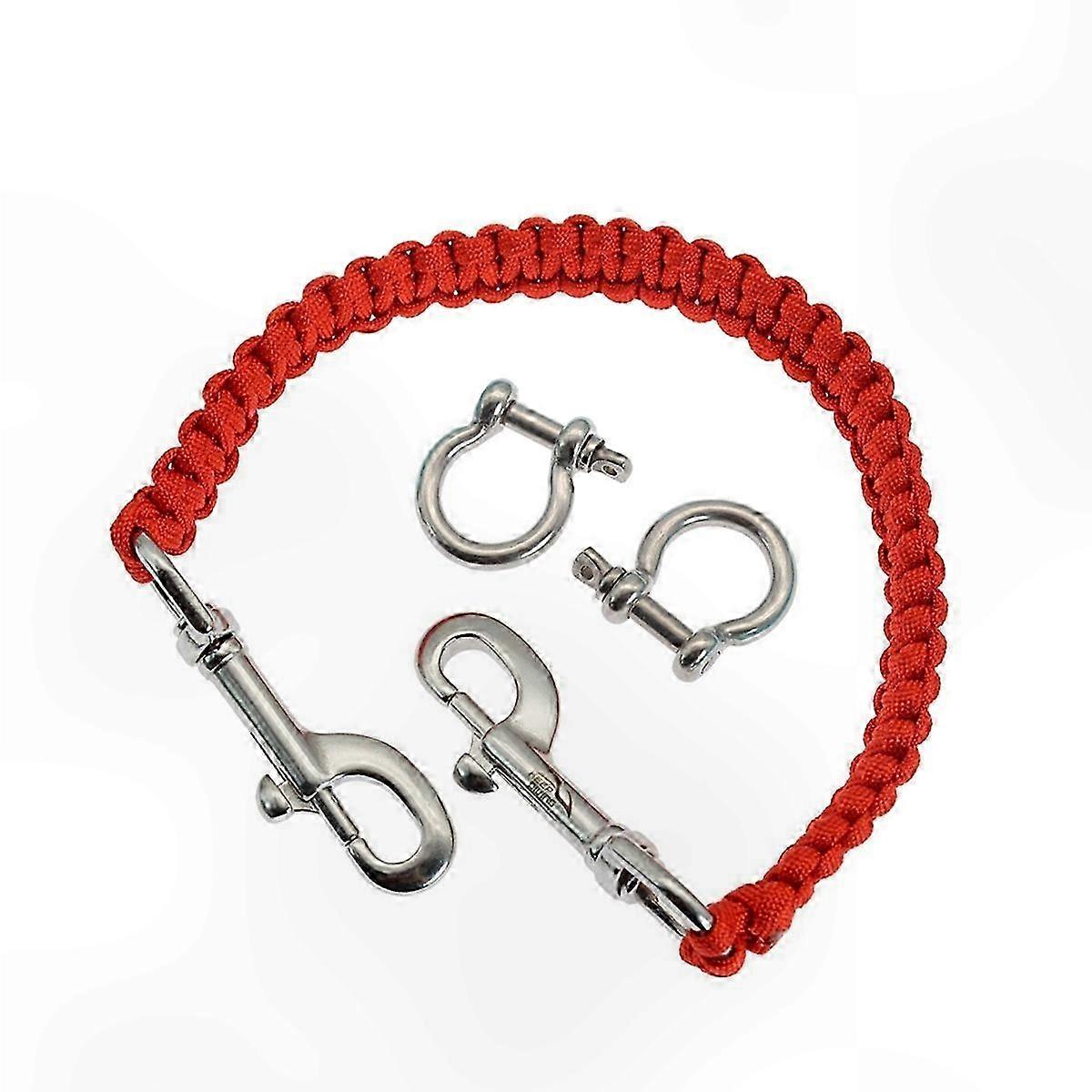 Underwater Camera Accessory Kit with Red Lanyard Handle and Rope for Diving Photography