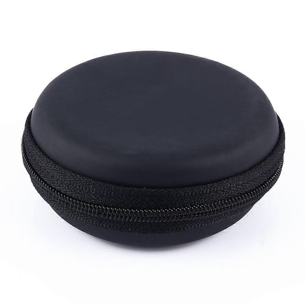 High Quality Portable Mini Round Hard Storage Case Bag for Headphone SD TF Cards