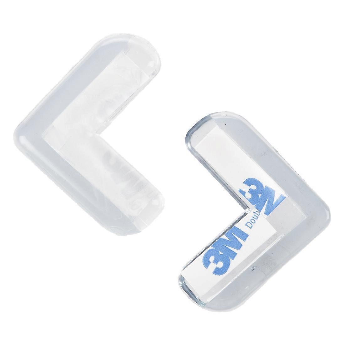 Soft Silicone Shelves Desk Cupboard Corner Protector 2 Pcs