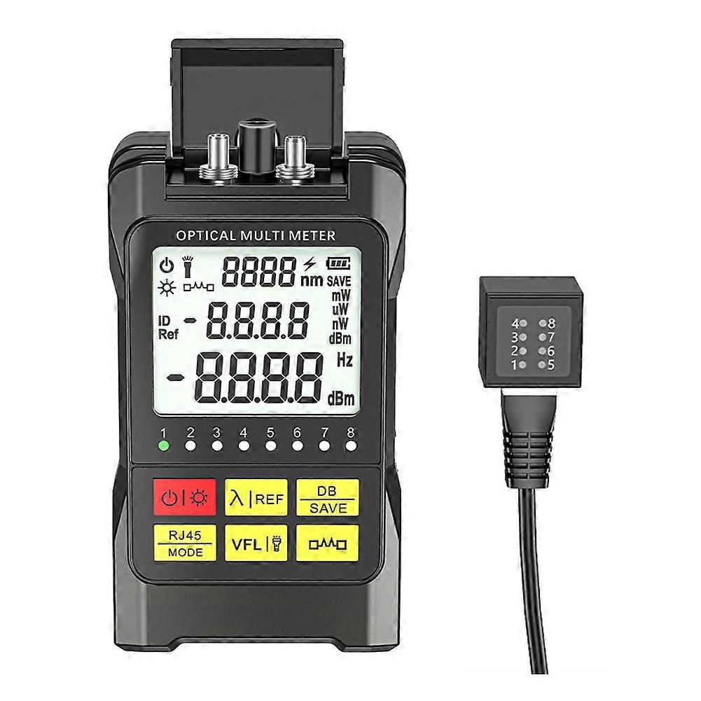 Fiber Optic Network Optical Power Meter RJ45 Tester -70+10dbm