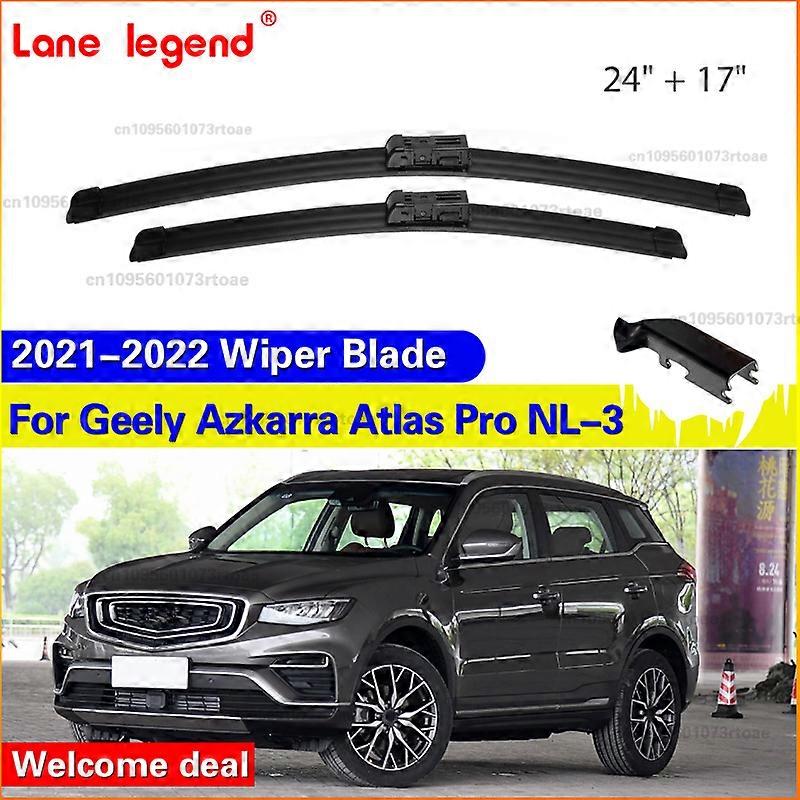 Applies to Car Wiper Blades For Geely Azkarra 2021-2022 Atlas Pro NL-3 Front Windscreen Windshield Accessories Wiper Blade Brushes Cutter