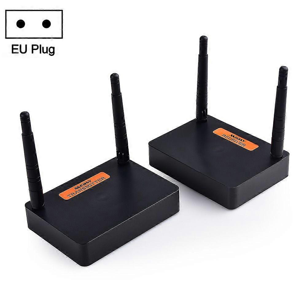 1080P 3D 5-5.8GHz Wireless HDMI Transmitter, Distance: 200m (EU Plug)