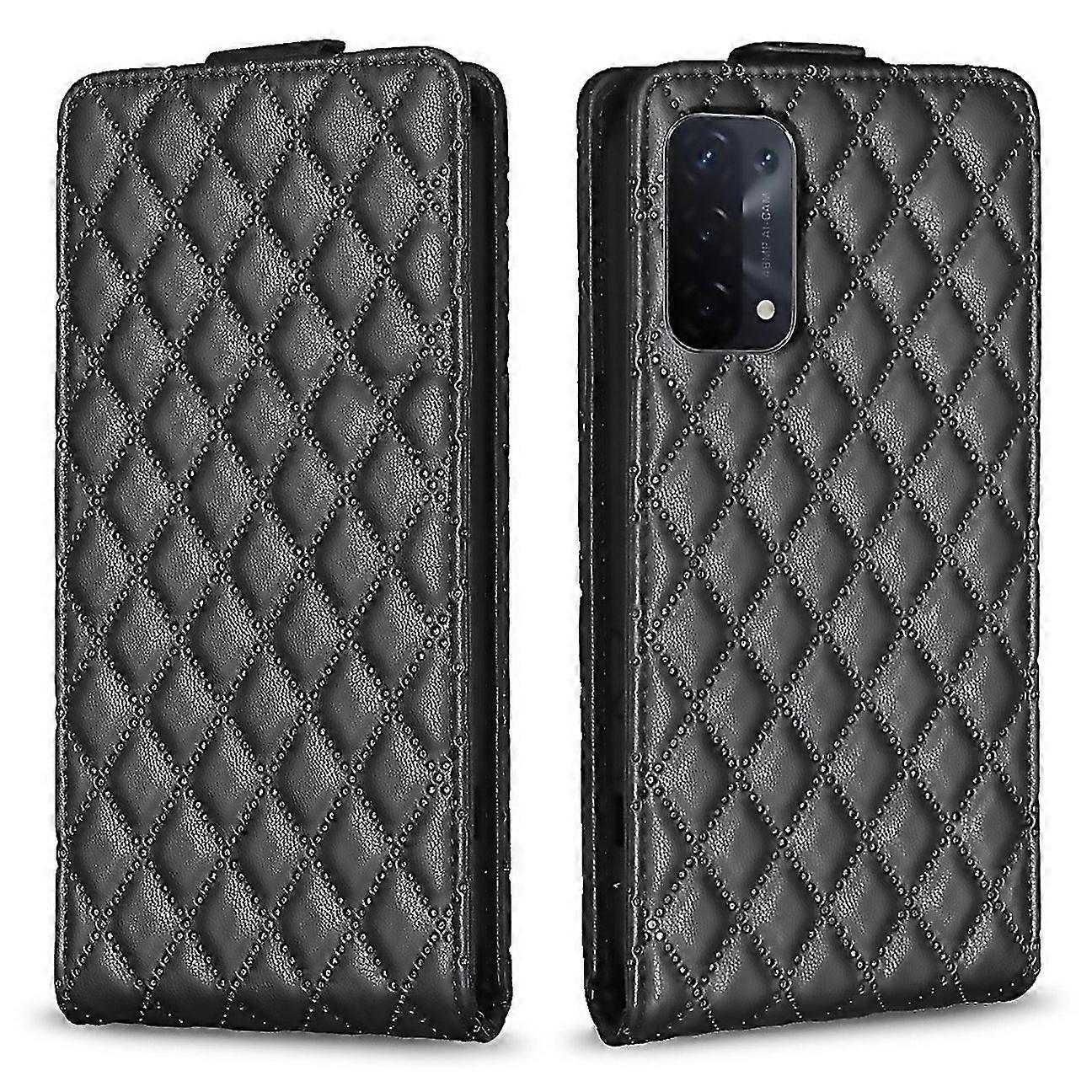For Diamond Lattice Vertical Flip Leather Phone