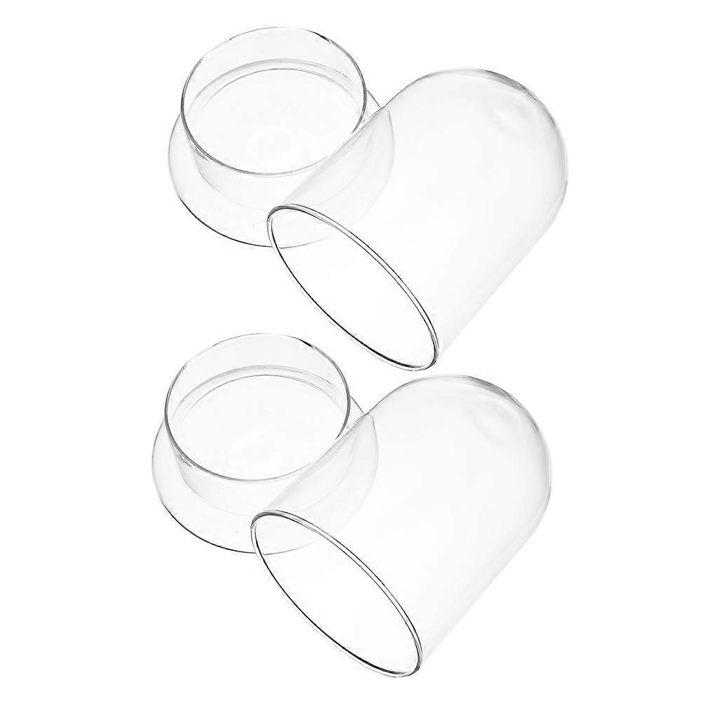 Glass Empty Bottle for Storage 4Pcs DIY Micro Landscape Miniature Decor