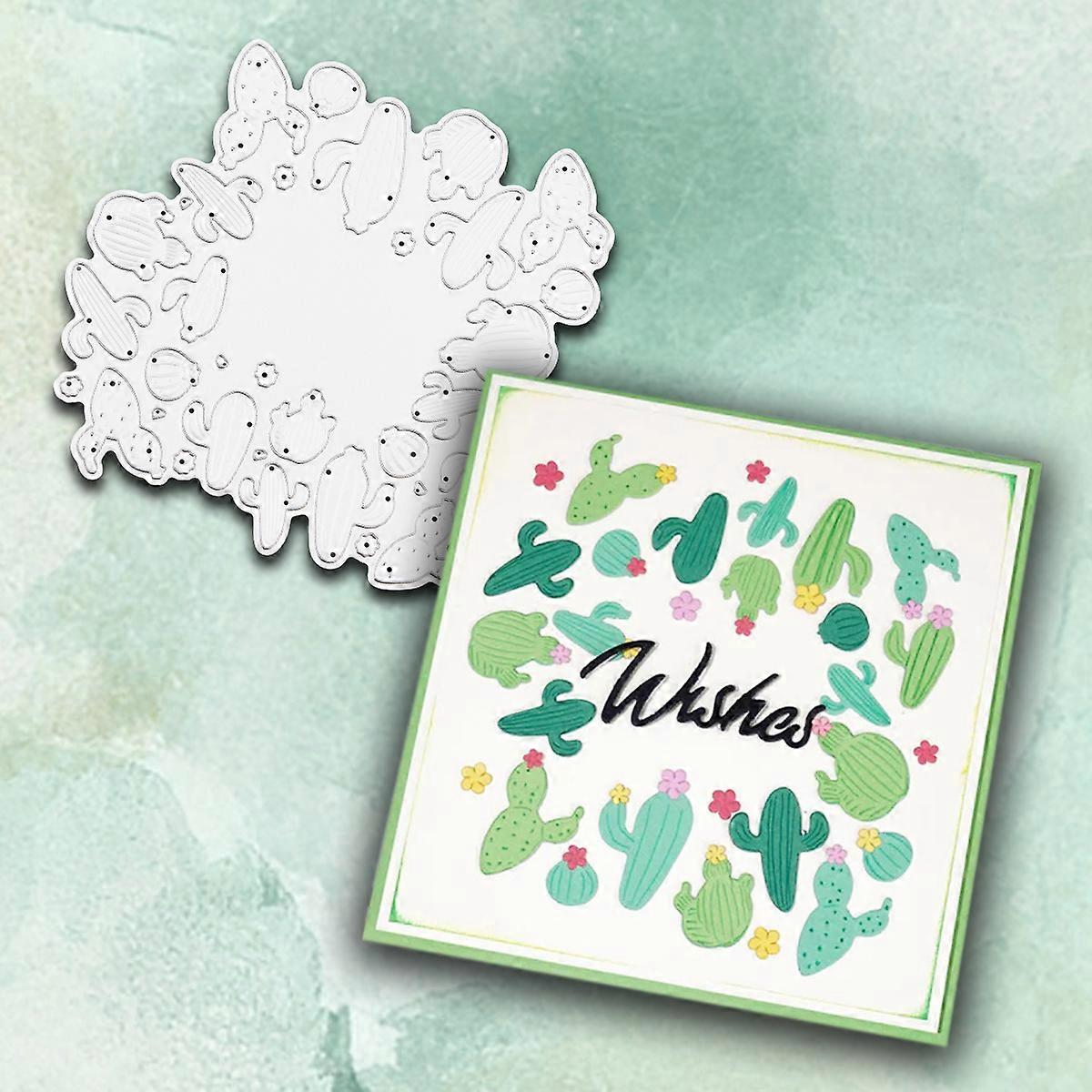 1PC Cactus Metal Cutting Dies Die-cut Crafts Stencil Tool for DlY Handmade Scrapbook Cards