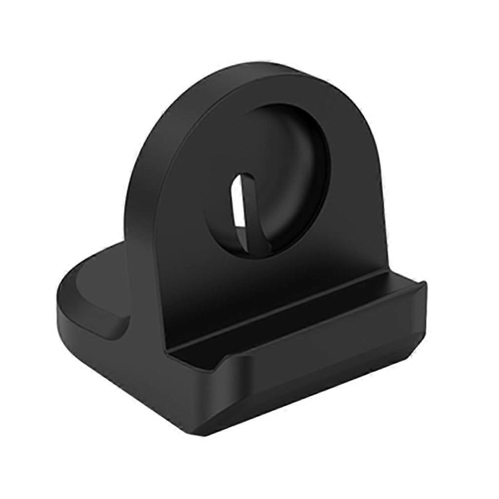 Hands  Cable Holder Stand Silicone Bracket Base Portable For Watch Fast Charging Cable Black