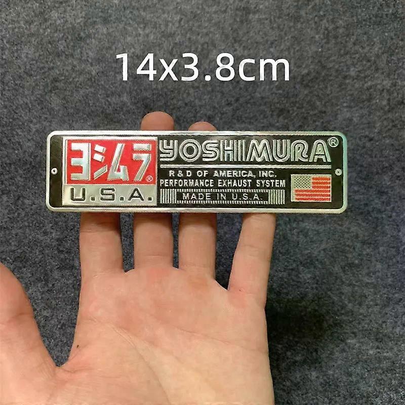 Aplicați 1 buc aliaj de aluminiu motocicletă țevi de eșapament țeavă rezervor de combustibil Decal autocolant personalitate cool Scorpion aplică la Yoshimura