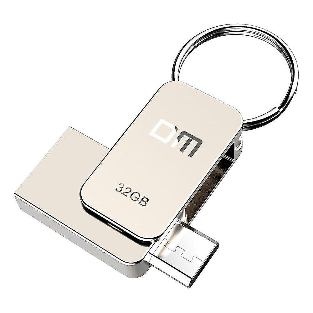 Cache Memory Otg Usb2.0 Flash Drive 32gb With Double Connector For Otg Smartphone And Computer 100% Waterproof