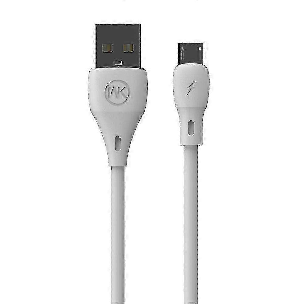 WK WDC-072 1m 2.1A Output Full Speed Series USB to Micro USB Data Sync Charging Cable