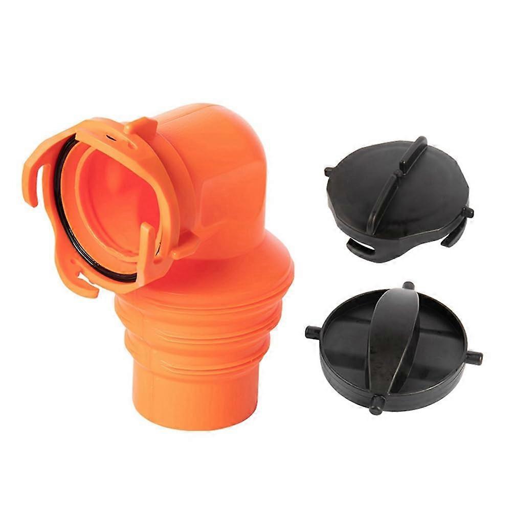 4.5m Telescopic Sewage Pipe Joint, 90 Degree Rotary Elbow, Sewage Hose, RV Sewage Valve Connection