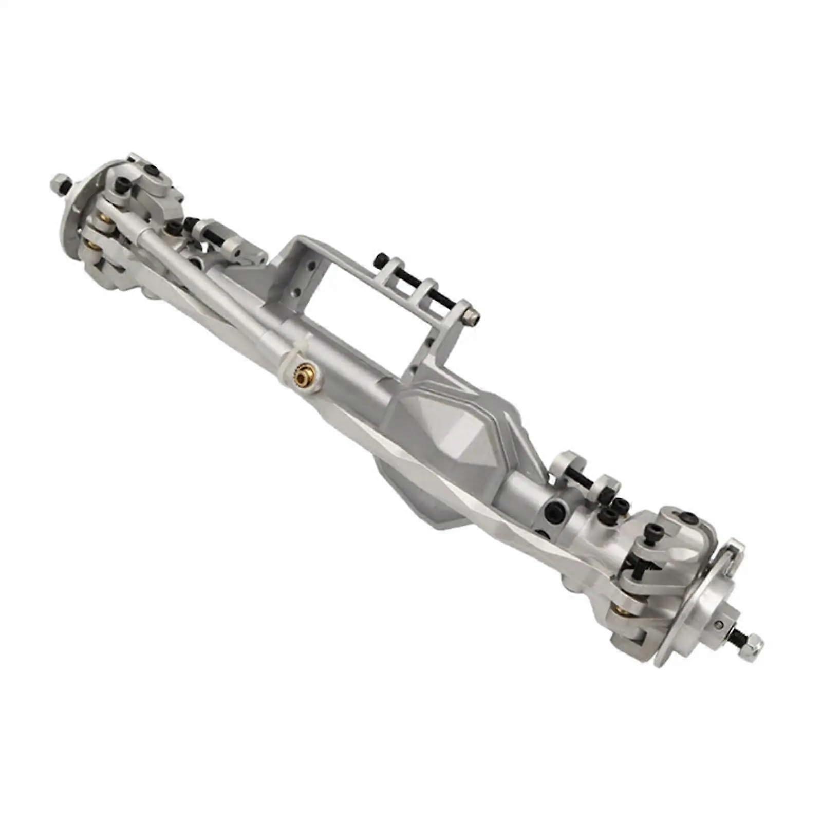 Metal RC Car Axle 1:10 Front Axle Silver For 1:10 Scale Crawler Compatible Remote Controlled Crawler Replacement Part