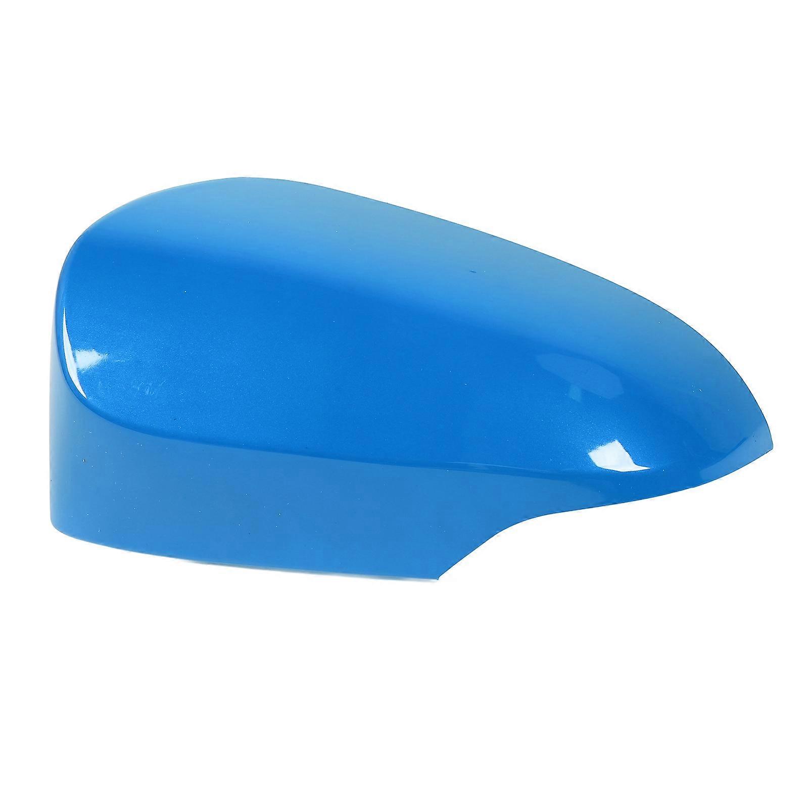 Door Side Mirror Caps Shockproof Scratch Resistant Rearview Wing Mirror Cover Replacement for Vehicle Blue Left: 87945 0D909