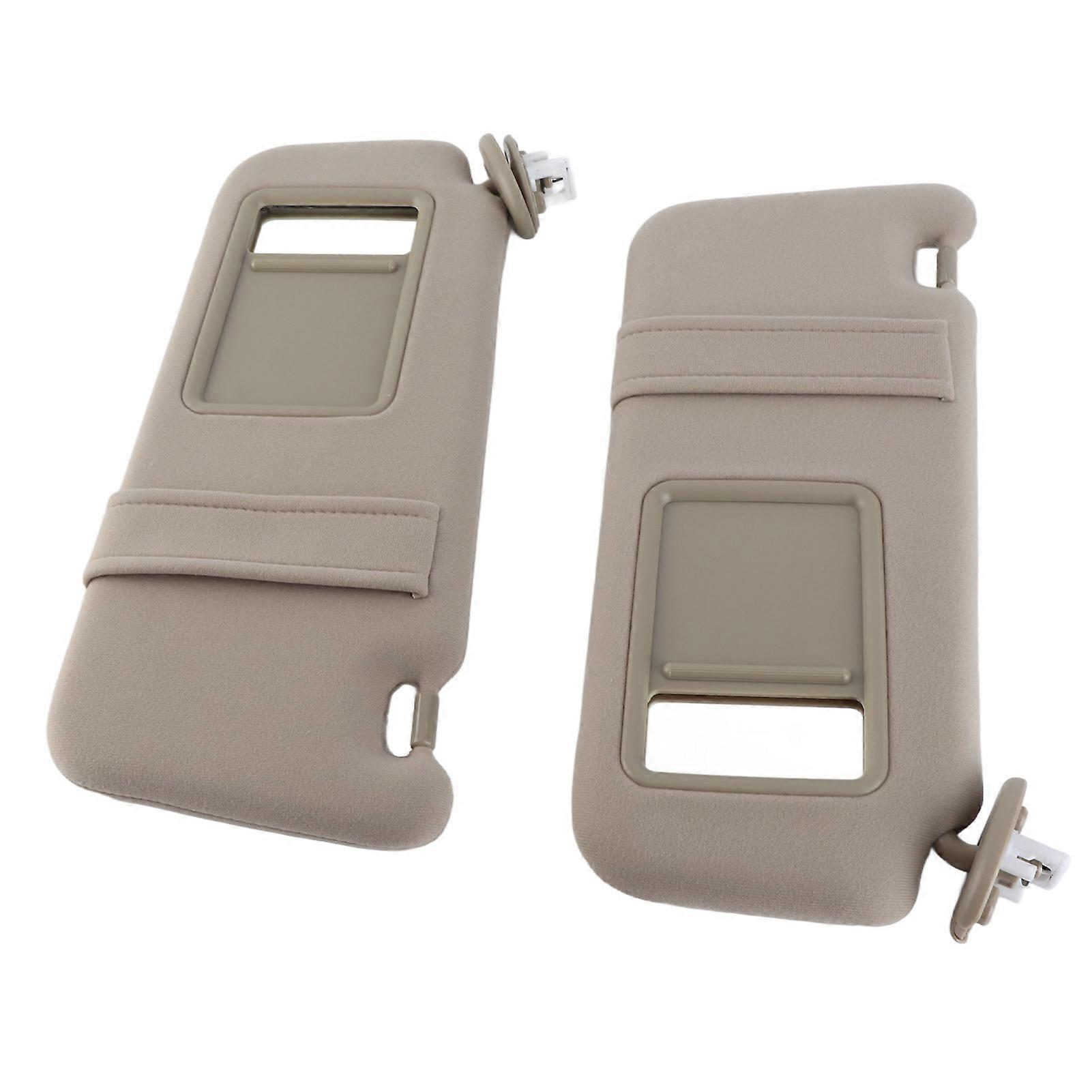 1 Pair Sun Visor 74320‑0T022‑B1 Sturdy Sun Shielding Visor Board with Makeup Mirror for Venza 2009 to 2016 