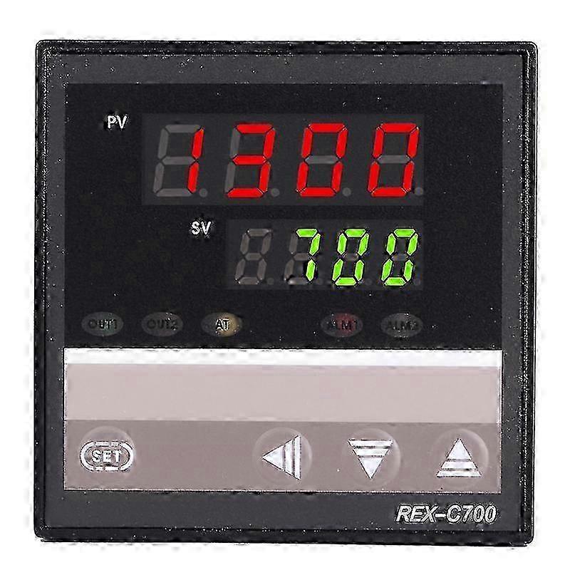 1PCS AC 220V Oven Temperature Controller RKC REX-C700 Thermocouple/PT100 Input Relay Output 72*72mm