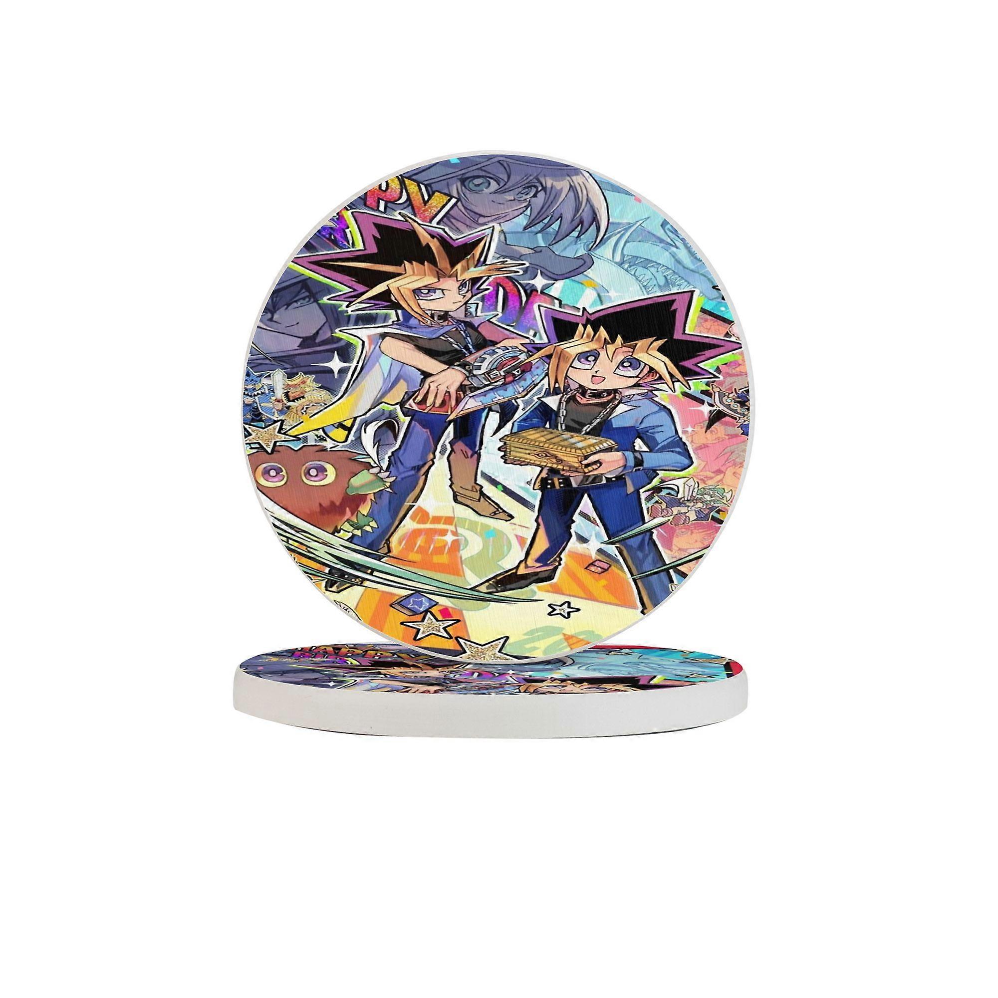 YuGiOh Absorbent diatomaceous earth coaster, odorless diatomaceous earth non-slip insulation protects the table top from damage One Size