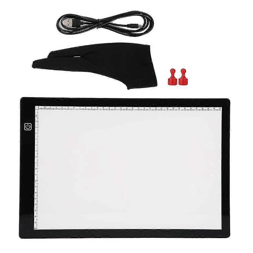 2025 Magnetic A4 LED Light Box Painting Stencil Board USB Copy Pads for Animation Tattoo (3 levels)