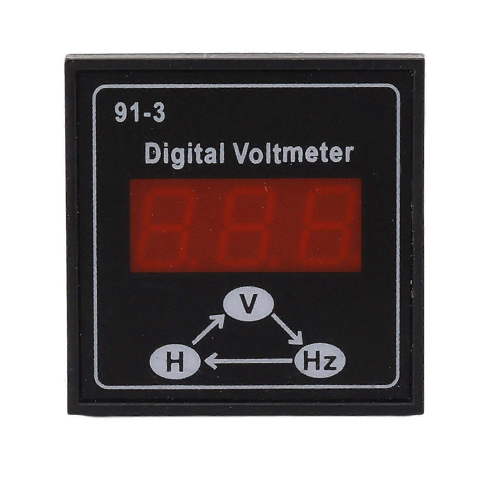 2025 91 3 Digital Voltmeter for Gasoline Diesel Generator Set Accessories 220V 380V Single Phase 3 Phase Voltage Meter