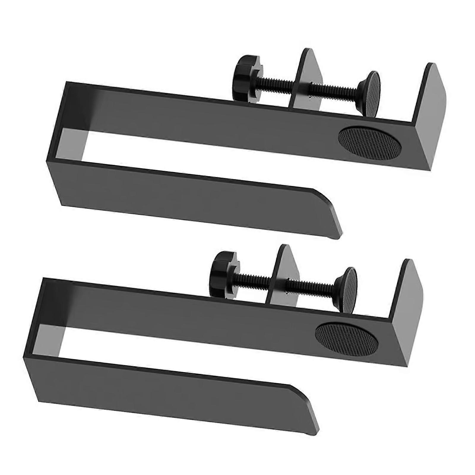 2x Universal Adjustable Headphone Hook Display Stand For Gaming Desk Office Setups Effortless Installation Multicolor