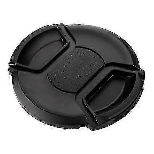 72mm Center Pinch Camera Lens Cap(Black)
