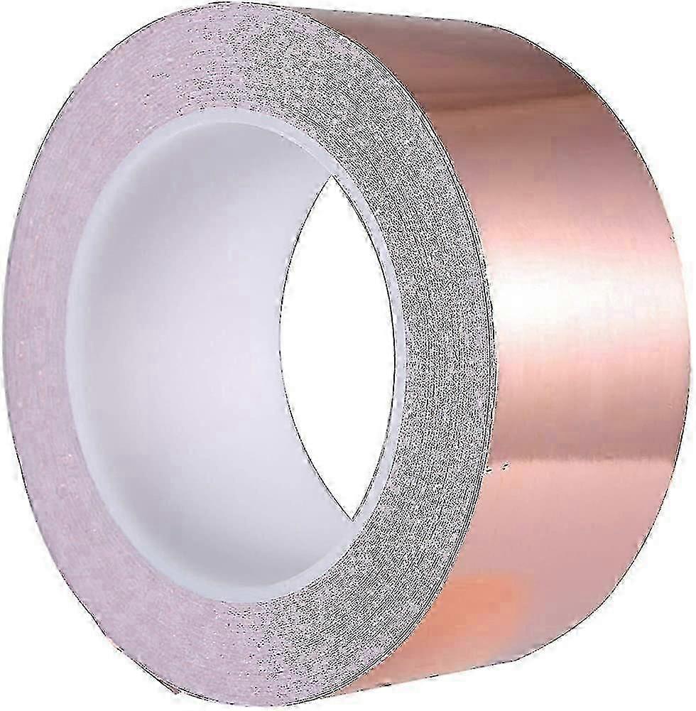 50 م × 25 مم شريط تدريع نحاسي EMI مع دعم Kapton للتطبيقات الكهربائية