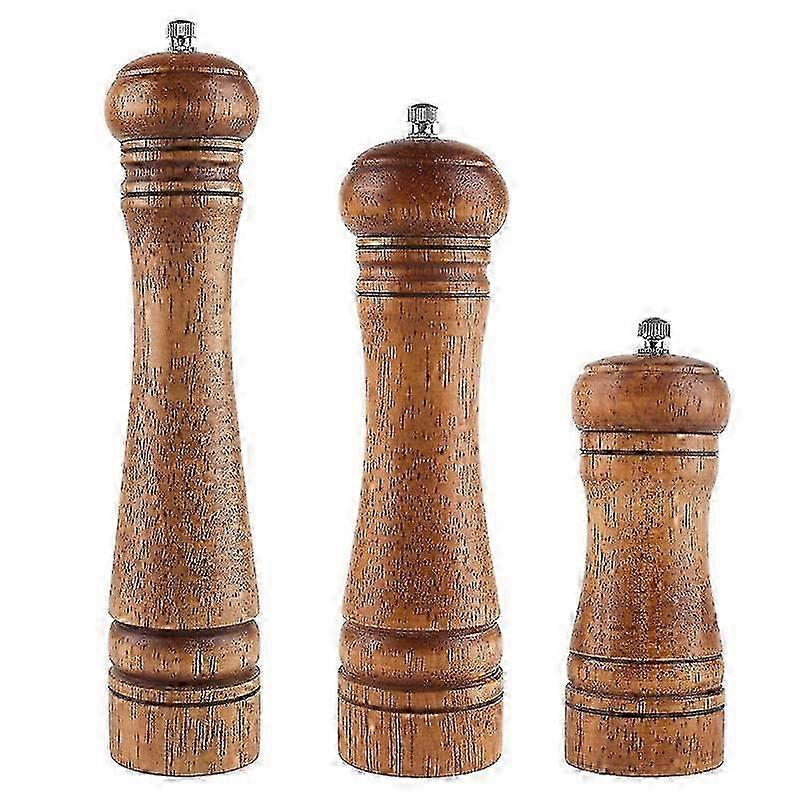 Manual pepper grinder, set of 3