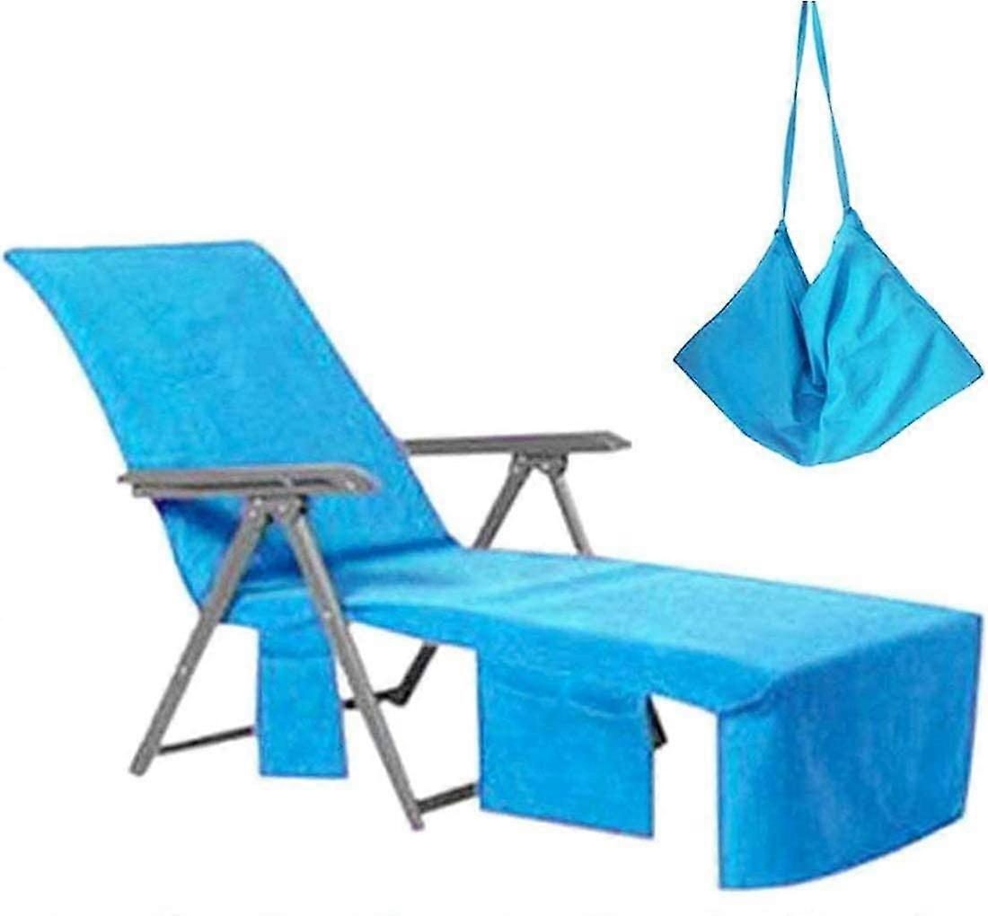 Kryt lehátka Microfiber Beach Towel-sky Blue