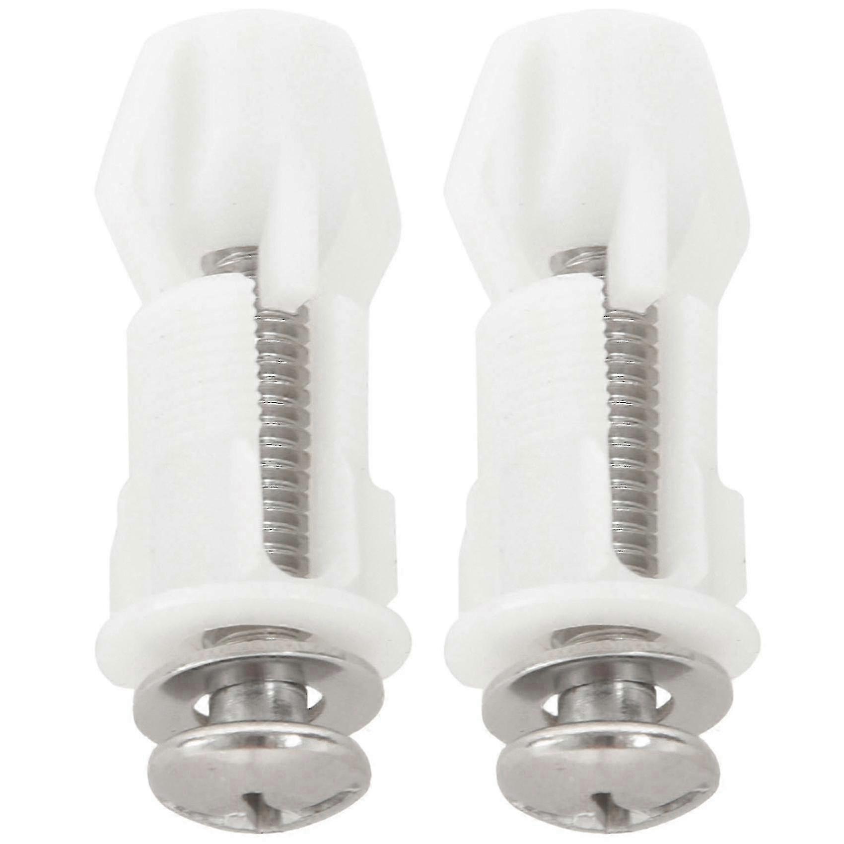 Toilet Hinges Screws WC Hole Fixing Easy Installation 4 Pack