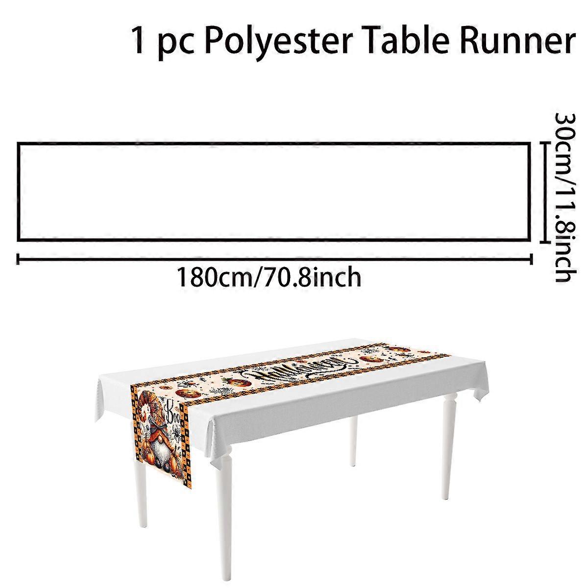 Pumpkin Gnome Table Runner Restaurant Atmosphere Party Table Decoration Table Runner New