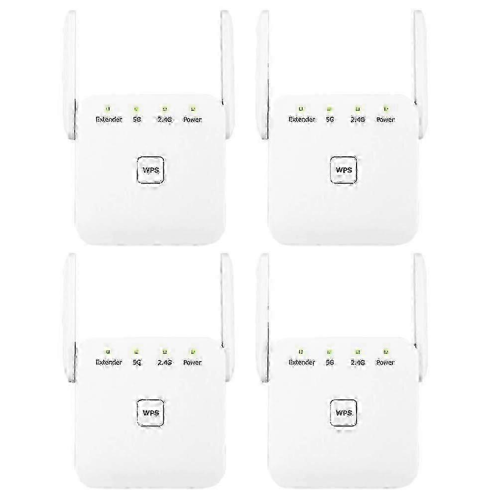 4-Pack UltraXtend Wi-Fi Signal Boosters 300Mbps for Home Network Coverage Extension