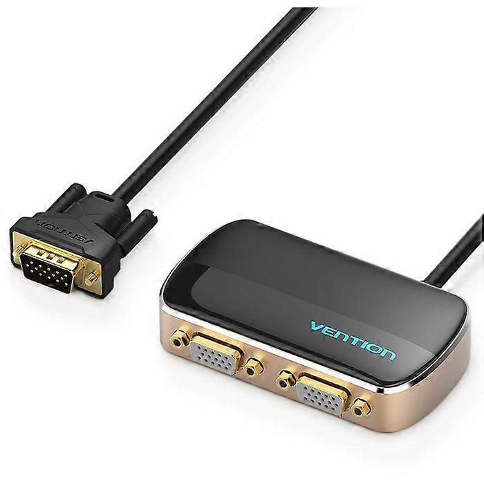 Vention 1 In 2 Out VGA Splitter 1m Black