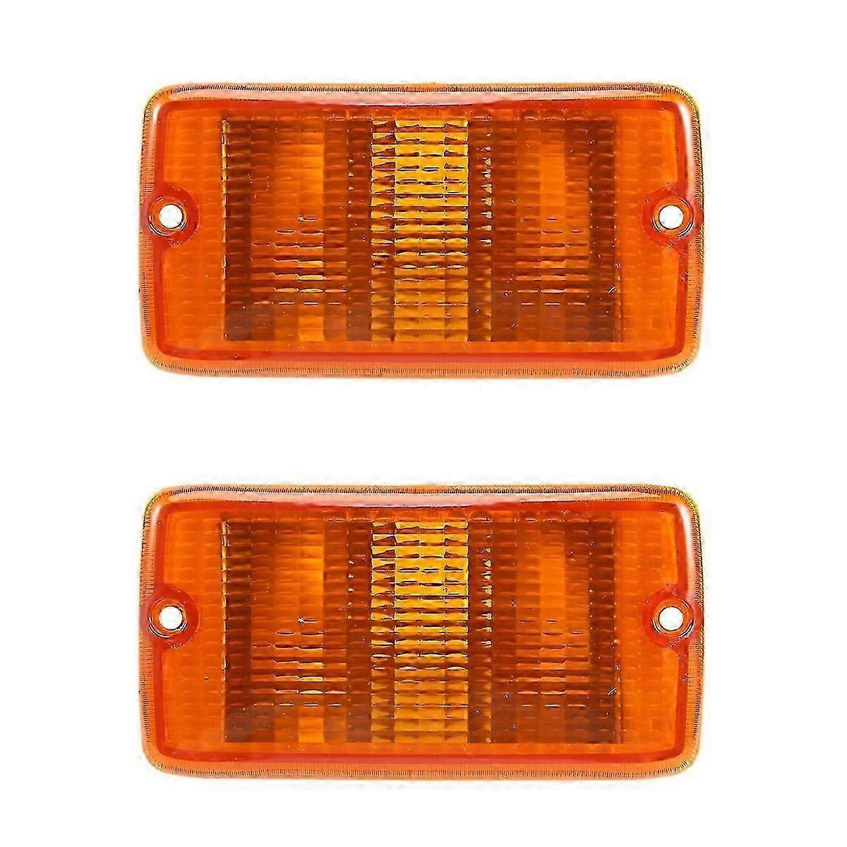 suitable for jeep wrangler tj 2001-2006, 2pcs turn signal light with plastic lens