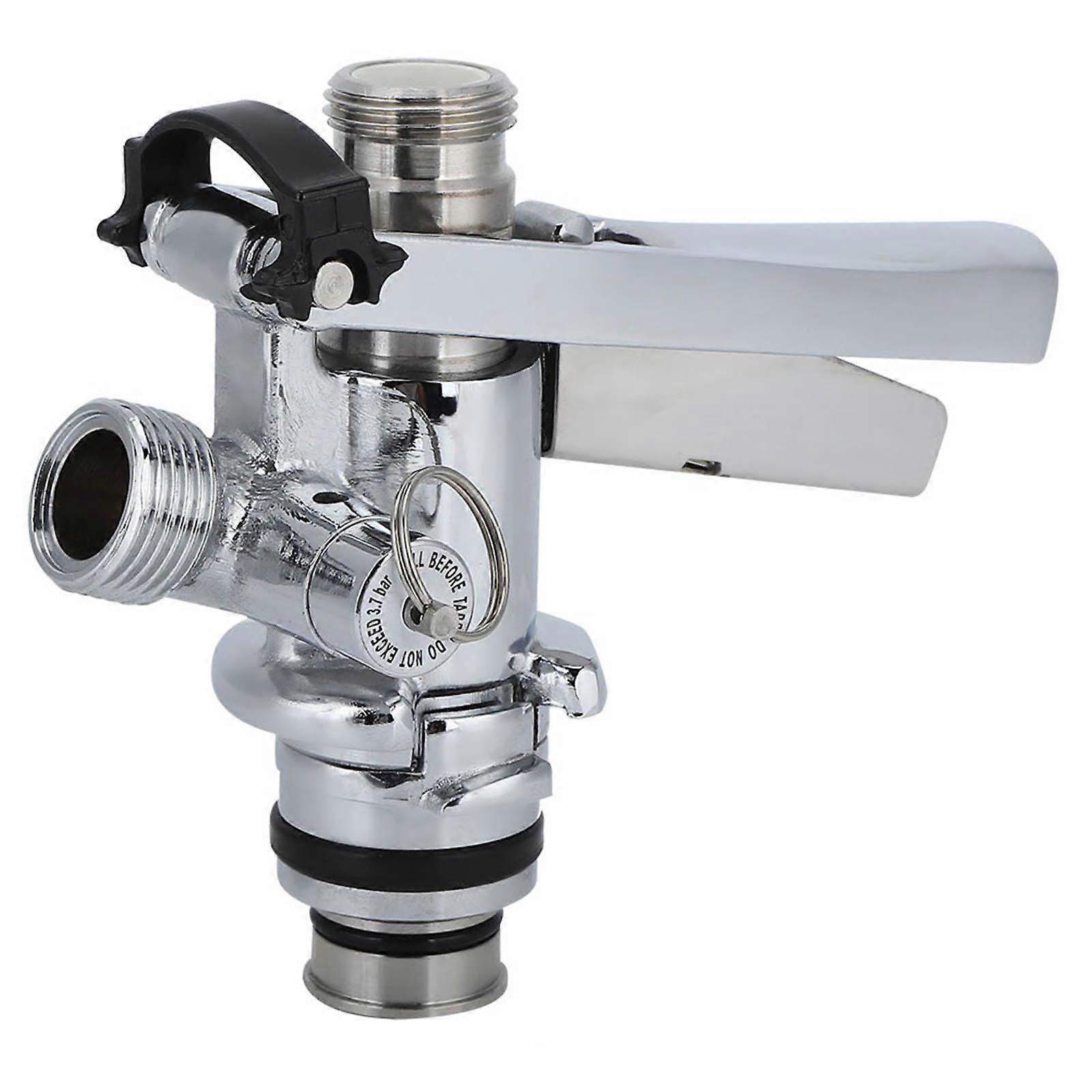 304 Untarnished Beer Container Clip With Pressure Relief Gate and U-Configuration Fast Link For Commercial Home Brewing Multicolor