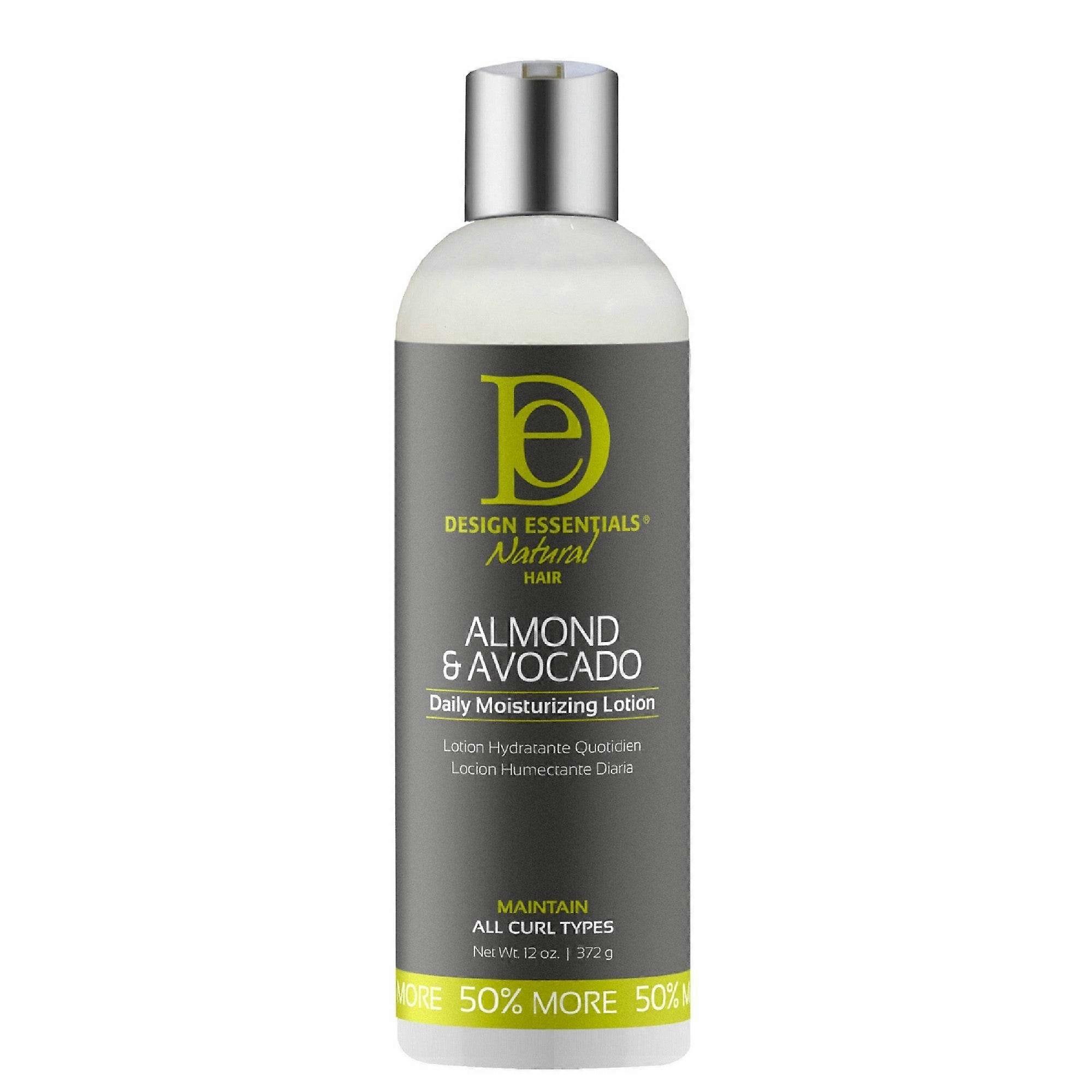 Design Essentials Almond Avocado Moisturizing Lotion, 12 Oz