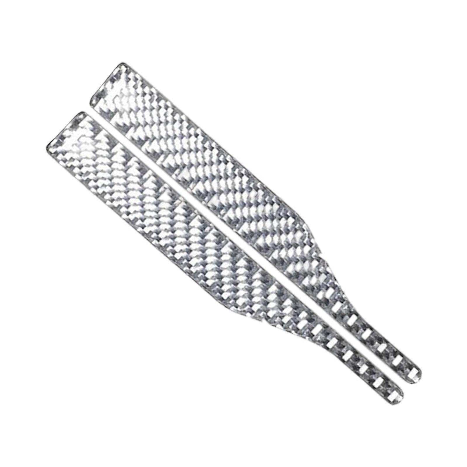 2Pcs Carbon Fiber Mirror Edge Guards Not Scratch Protective Strips Universal Auto Mirror Edge Protectors for Car Multicolor