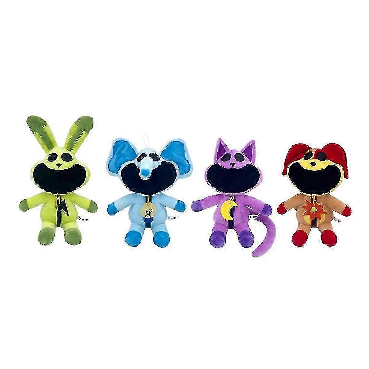 25-26 4PCS Hoppy Plush Smiling Critters Plushies Stuffed Animal Pillow Doll Toys PP Chapter 3 Deep Sleep