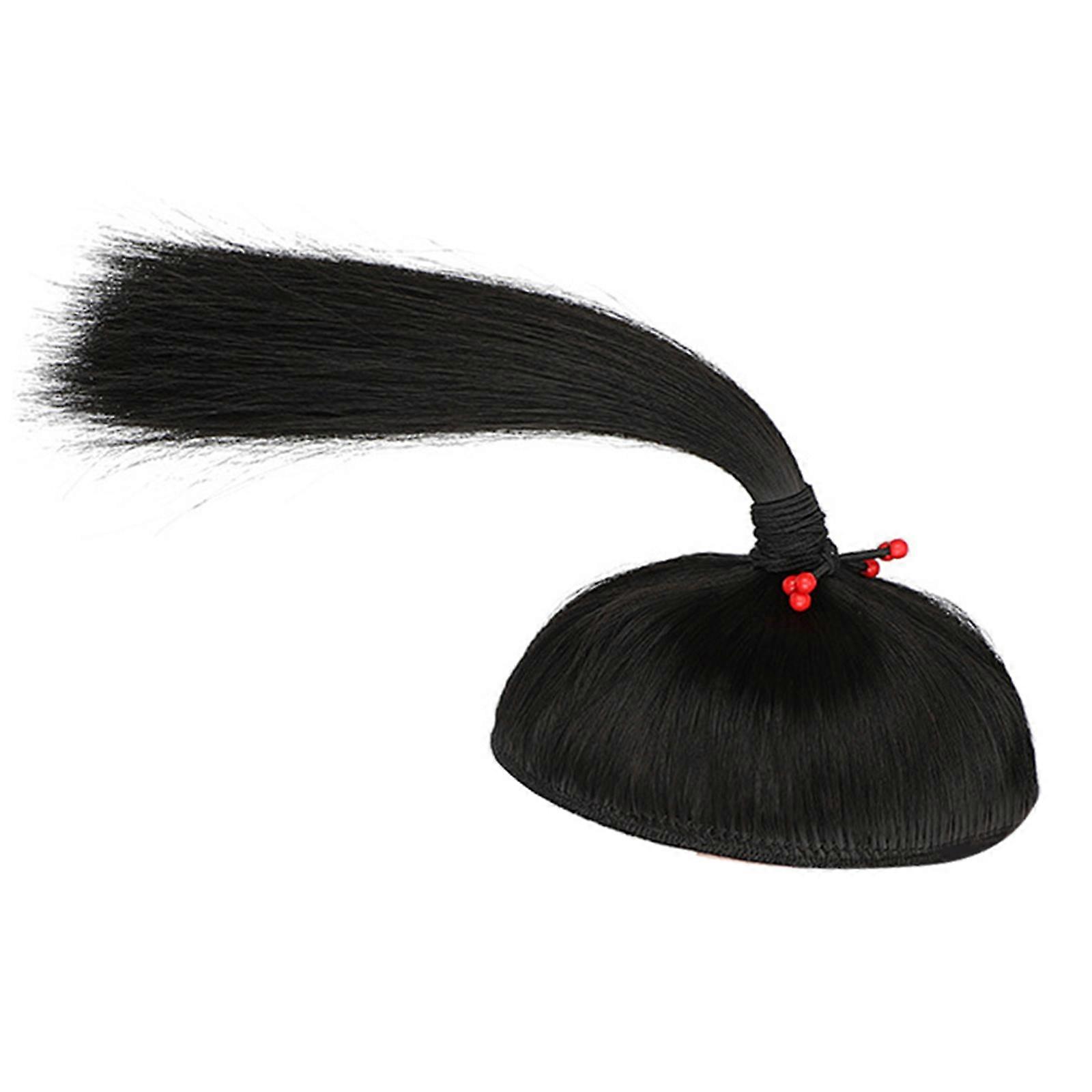 filles synthétique queue de cheval extensions de cheveux chignon pour cosplay photographie de rue chignon synthétique princesse coser noir naturel