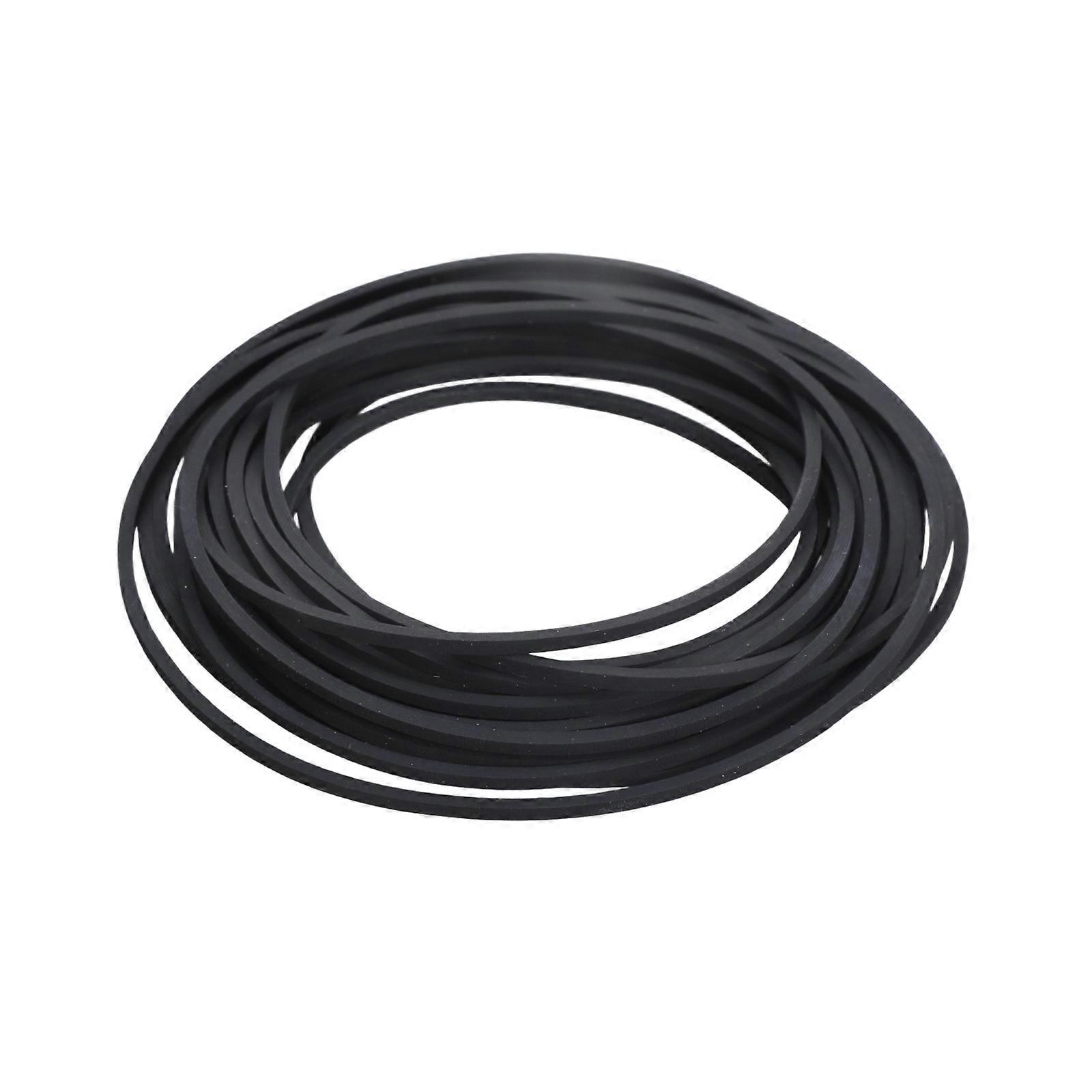 70-100mm Folded Length Square Rubber Belts for Disc Recorders and Portable Players 1.2mm Width Player Belt 20pcs Multicolor