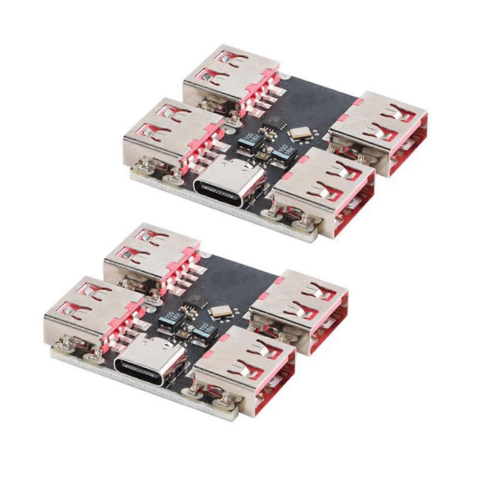 Universals USB C Expander Hubs 4 Port Design Plugs Play Function Future Proof Customization Option Multicolor