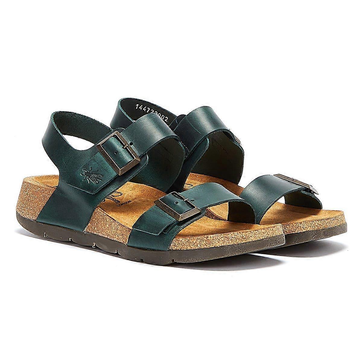 Fly London Ceke Womens Dark Green Sandals