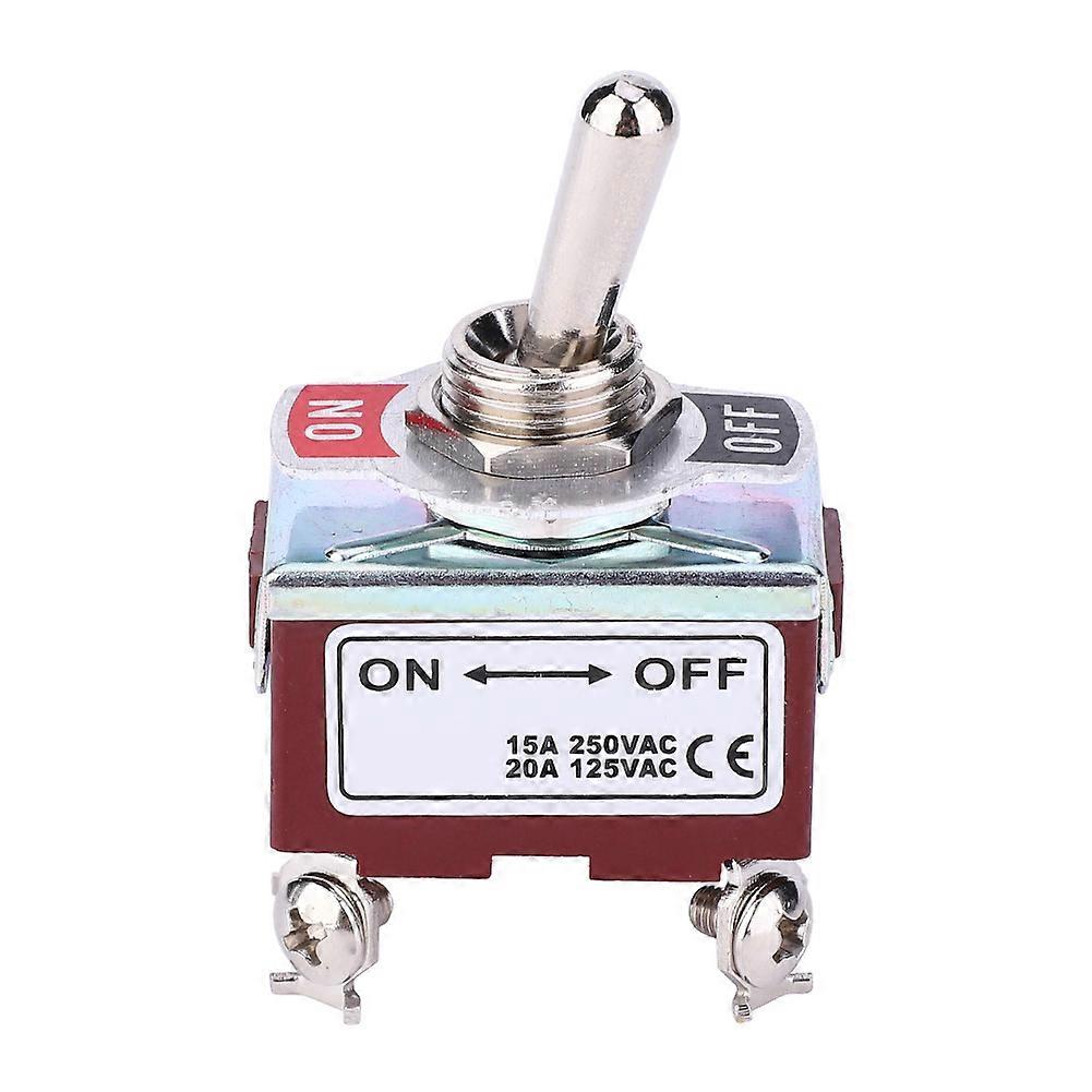 5 Pcs T702A Toggle Switch 2 Positions ON--OFF Bipolar Waterproof Toggle Switch